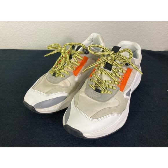 Zara Unisex Chunky Sneakers Breathable Mesh Cushioned Lace Up Multicolor EU 42 - Picture 5 of 13